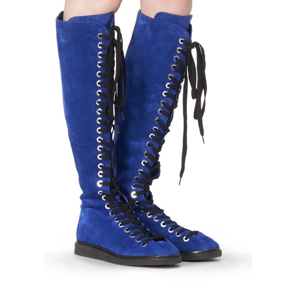 Alexander Wang Emmanuel High Lace up Boots - Picture 1 of 1